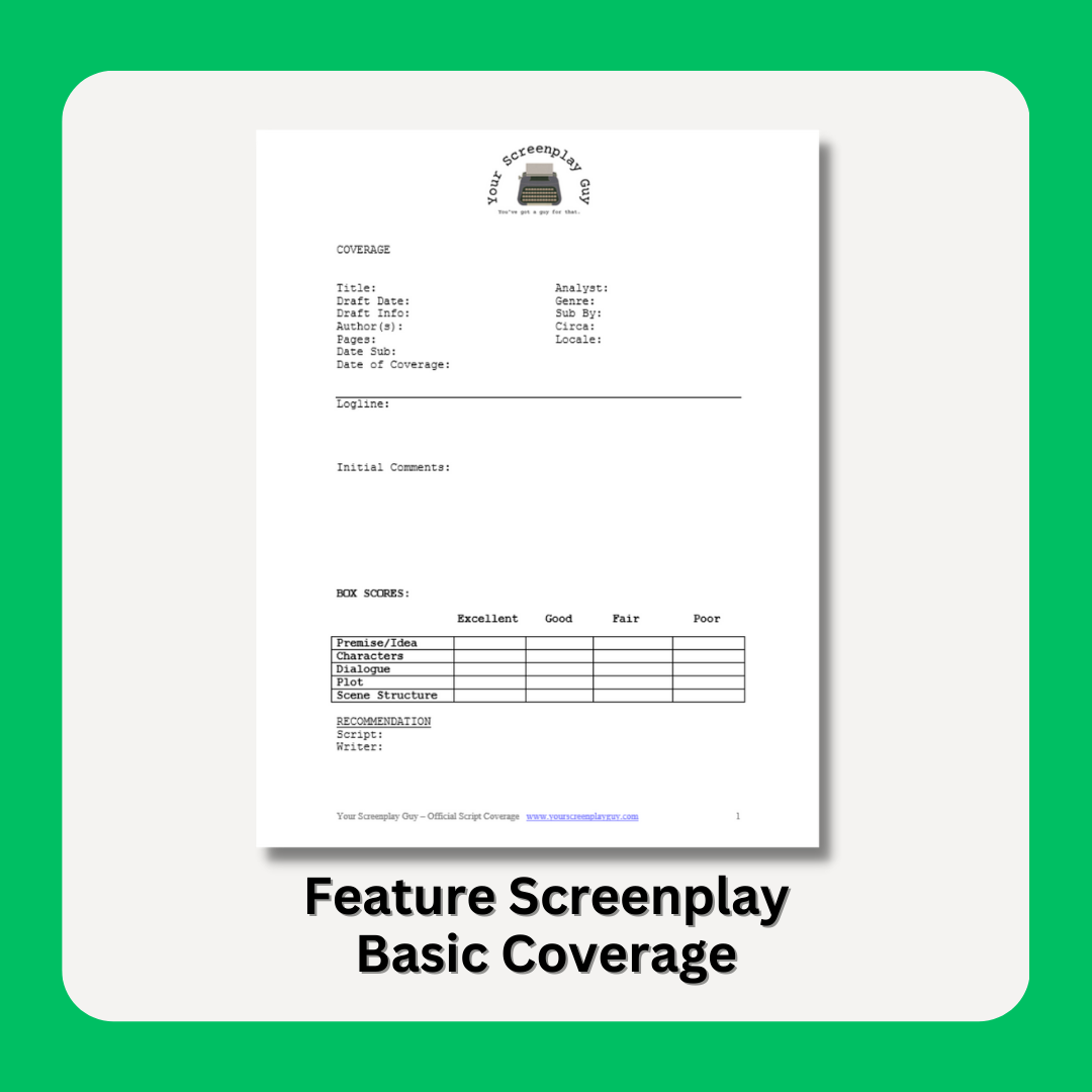 Feature Screenplay Coverage Your Screenplay Guy   FeatureScreenplayBasicCoverageThumbnail 